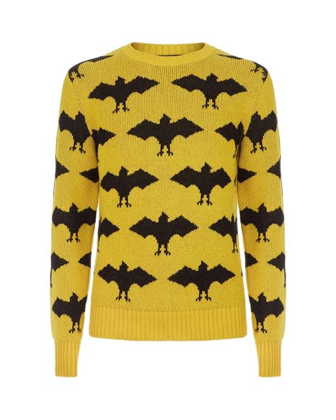 yellow bat gucci sweater|Gucci Sweater for Women .